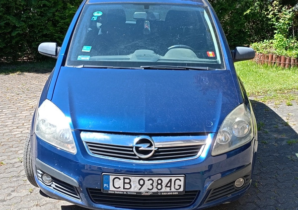 Opel Zafira cena 2999 przebieg: 181347, rok produkcji 2005 z Niepołomice małe 46